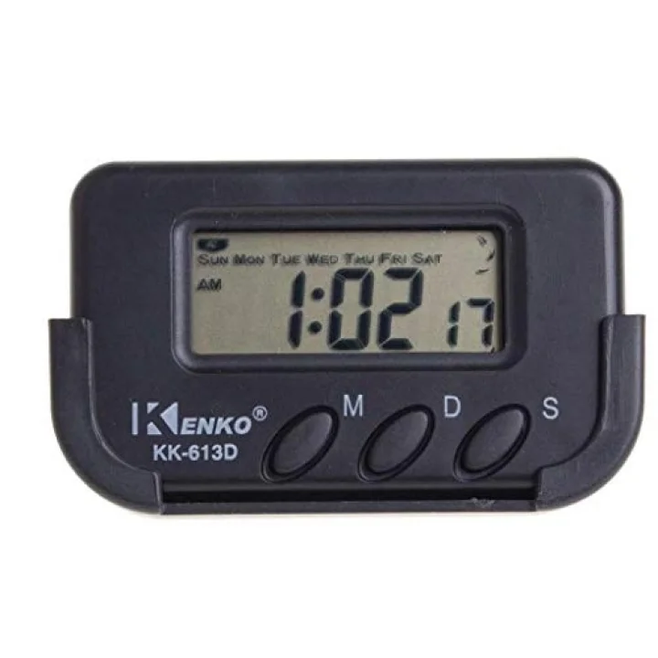 KK-613D Dijital Küçük Masa-Araba Saati-Alarm-Kronometre