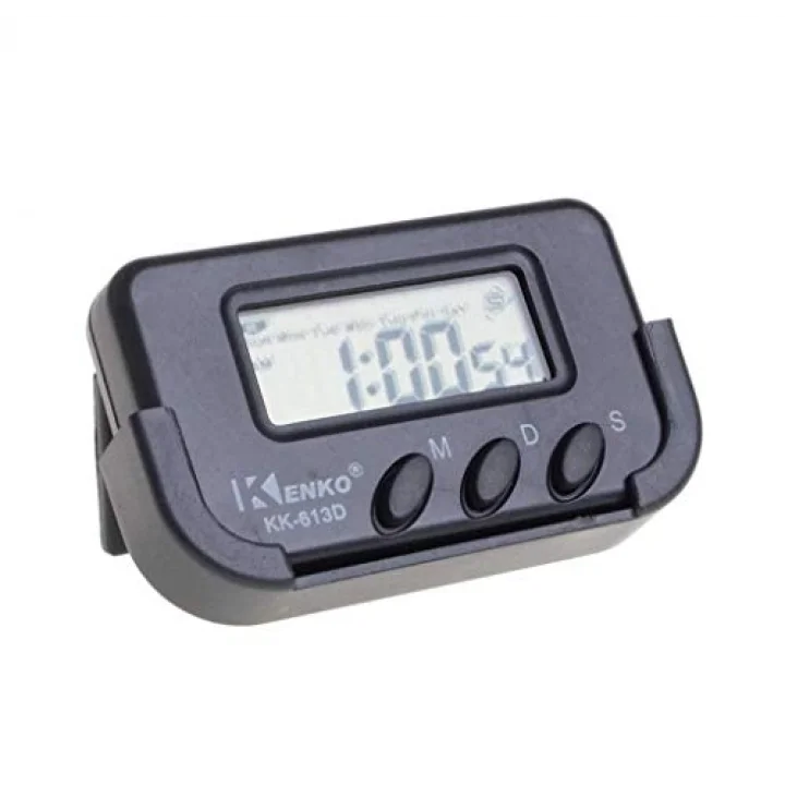 KK-613D Dijital Küçük Masa-Araba Saati-Alarm-Kronometre