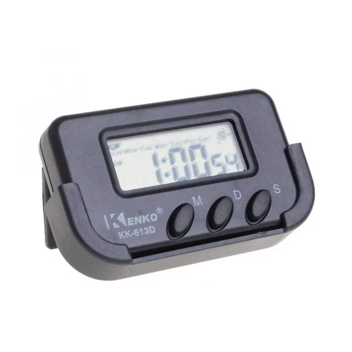 KK-613D Dijital Küçük Masa-Araba Saati-Alarm-Kronometre