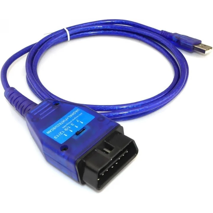 KKL VAG FiatEcuScan ECU Tarama OBD2 Car Auto Tanı Teşhis Cihazı FT232 Çipli Switchli