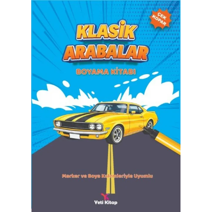 Klasik Arabalar Boyama Kitabı