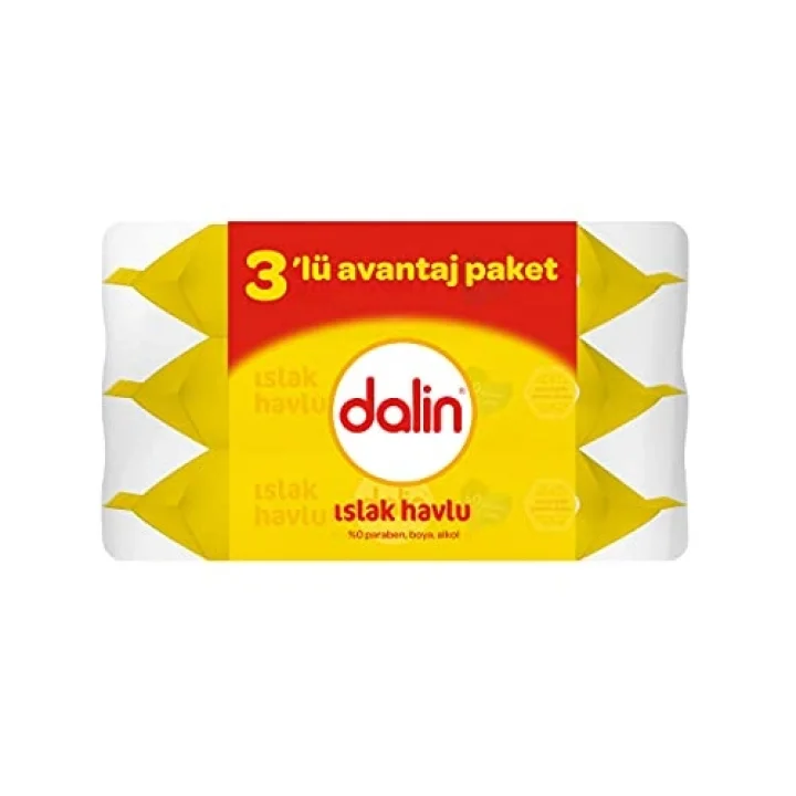 Klasik Islak Havlu 3lü Paket (3 x 56 Adet)