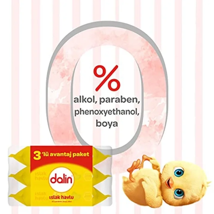 Klasik Islak Havlu 3lü Paket (3 x 56 Adet)