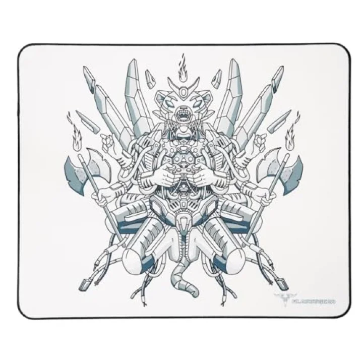 Klasse Blitz Speed Series 480x400x4 mm E-Sports Gaming Oyuncu Mouse Pad (G-Bear White)