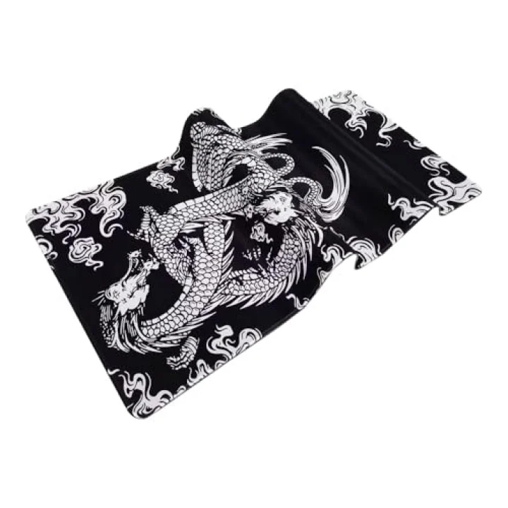 Klasse Pro - 10 Farklı Model Dikişli Kenar 90x40 cm Oyuncu Gaming Mouse Pad (Dragon Knot, 90x40 cm)