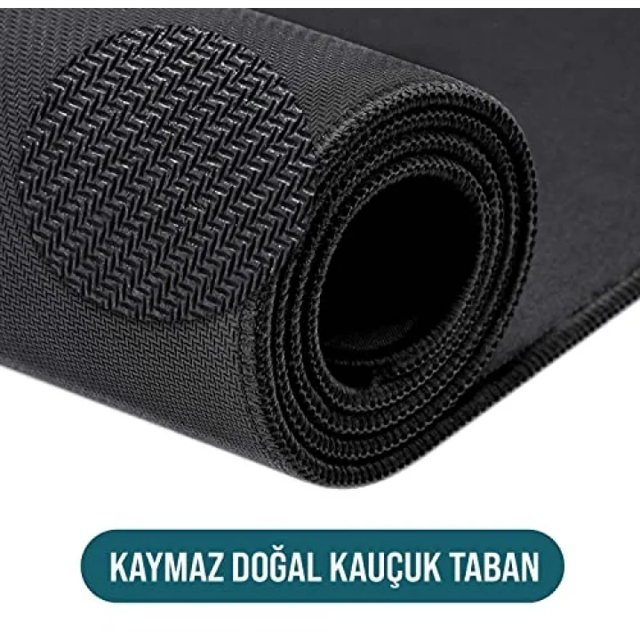 Klasse Pro - 10 Farklı Model Dikişli Kenar 90x40 cm Oyuncu Gaming Mouse Pad (Dragon Knot, 90x40 cm)