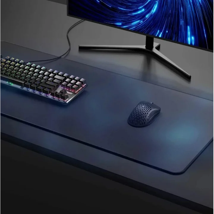 Klasse Pro Black Edition - Dikişli Kenar 70x30, 90x40, 100x50 ve 120x60 cm Oyuncu Gaming Mouse Pad (Siyah, 90x40 cm)