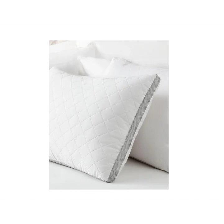 Klimalı Yastık - Beyaz/Açık Gri - 50x70 cm