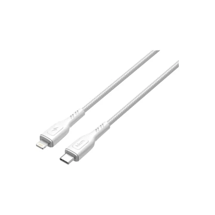 KNIT 30W Hızlı Şarj Destekli, Type-C to Lightning Şarj ve Data Aktarım Kablosu, 1 metre, Beyaz