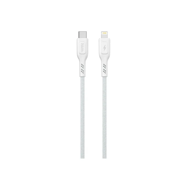 KNIT 30W Hızlı Şarj Destekli, Type-C to Lightning Şarj ve Data Aktarım Kablosu, 1 metre, Beyaz