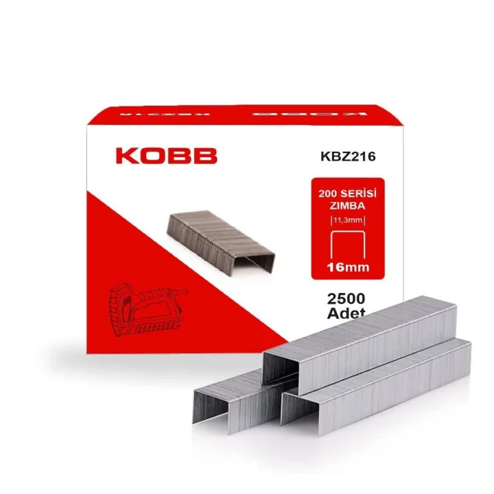 Mey İthalat® Kobb KBZ216 16 mm 2500 Adet Zımba Teli