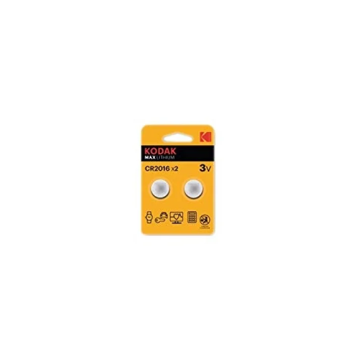 Kodak 2 Adet Ultra Lityum CR2016 Para Pil