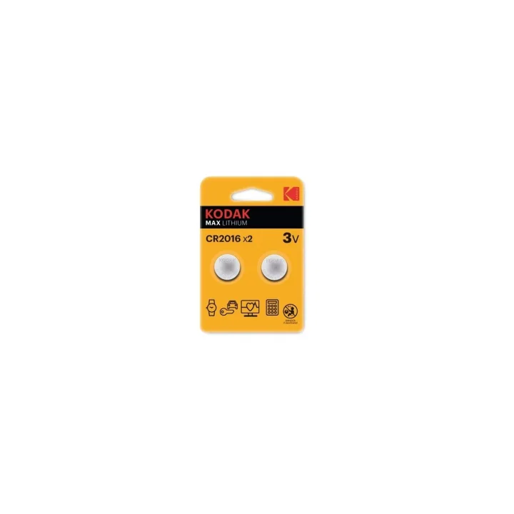 Kodak 2 Adet Ultra Lityum CR2016 Para Pil
