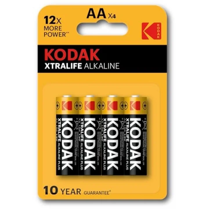 Kodak 30414112 Alkalin Pil, Siyah