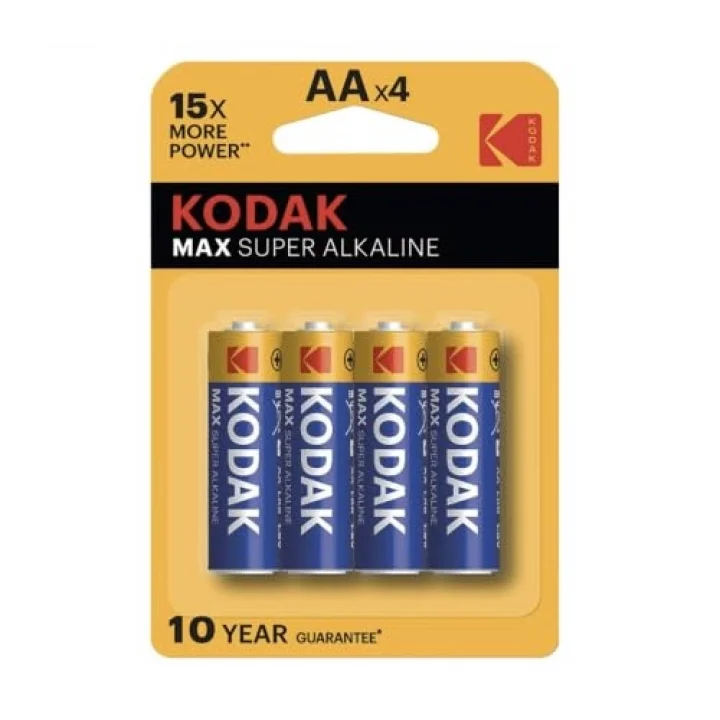 Kodak 4 Adet Max Super Alkalin Kalem Pil - 30952867