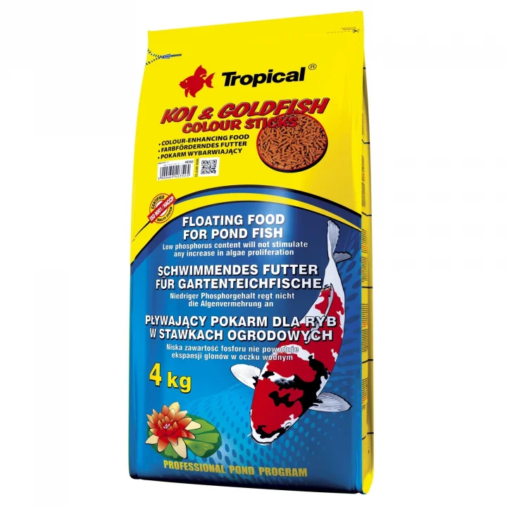 Koi Goldfish Colour Sticks Japon Yemi 4 Kg