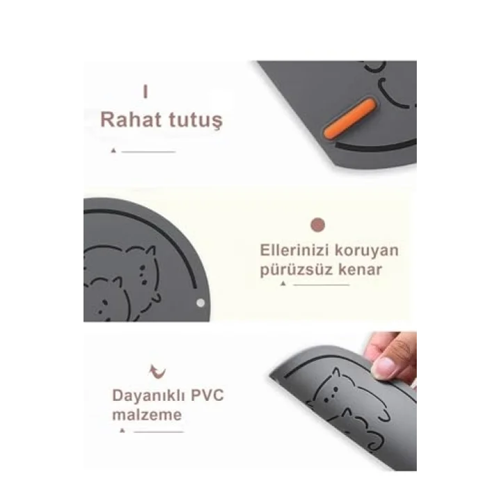 Kokulu Banyo Mutfak Lavabo Silikon Gider Kapatıcı Mat Kapak Gider Koku Önleyici Gider Kapatıcı Gri Elastik Gider Gri