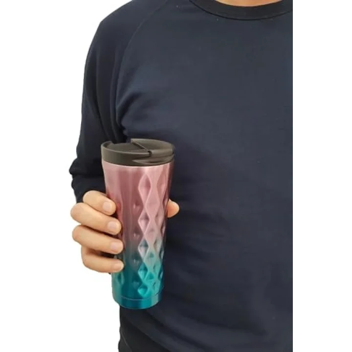 Komple 304 L Çelik Degrade 6 oz 500 ml Kahve Termos Mug cin228ml