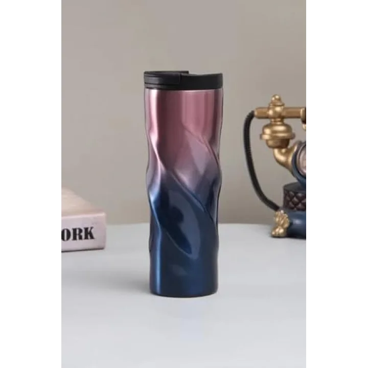 Komple 304 L Çelik Degrade 6 oz 500 ml Kahve Termos Mug cin229ml