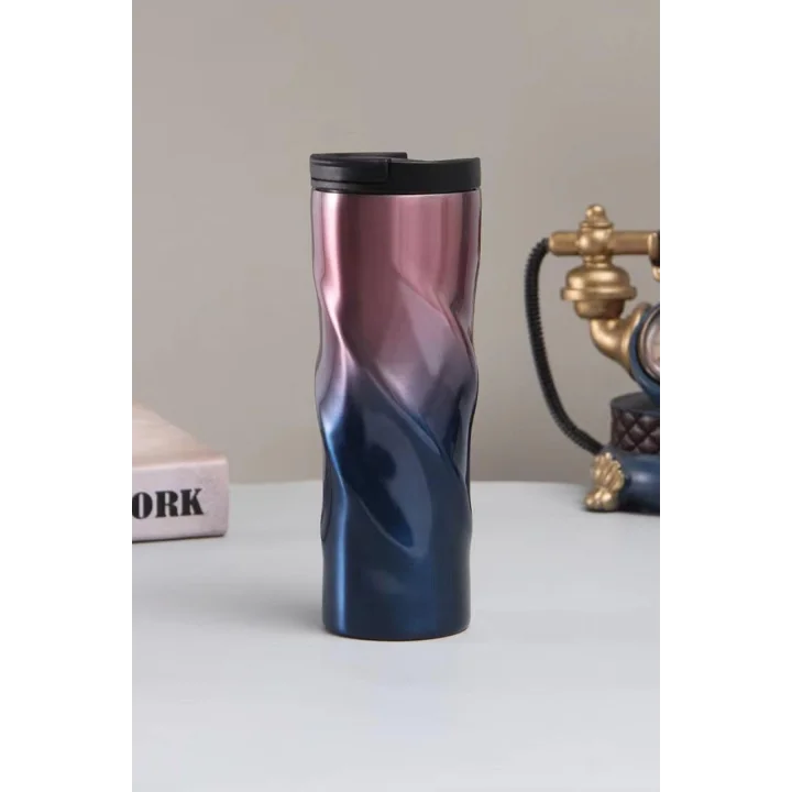 Komple 304 L Çelik Degrade 6 oz 500 ml Kahve Termos Mug cin229ml