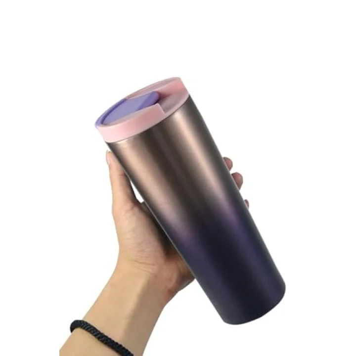 Komple 304 L Çelik Pembe 6 oz 473 ml Kahve Termos Mug cin227pm