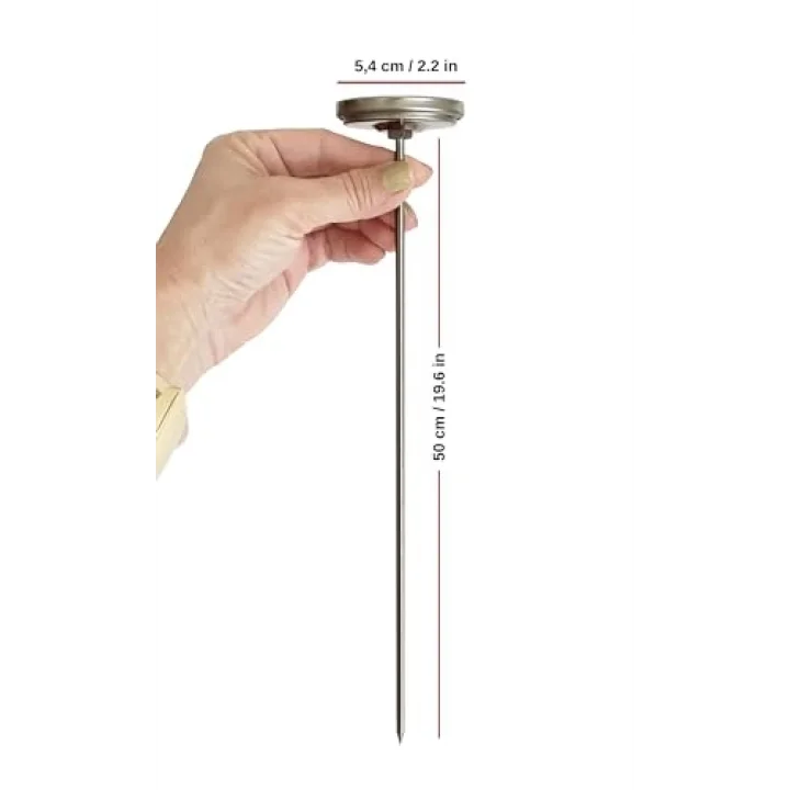 Kompost Toprak Termometresi 50cm Uzun Prob