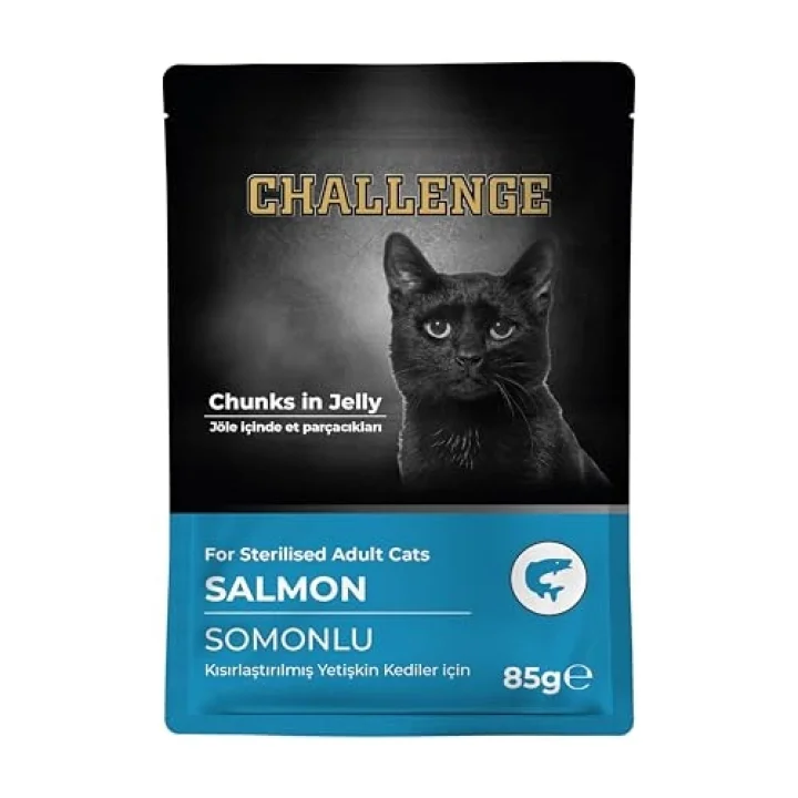 Konserve Kedi Pouch Somon Kısır 85 gr