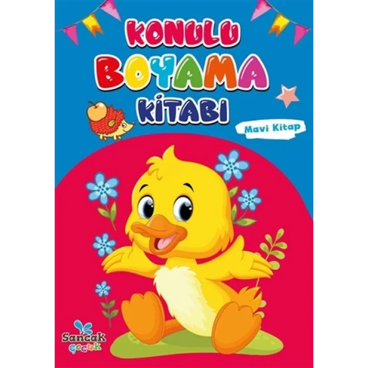Konulu Boyama Kitabı - Mavi Kitap
