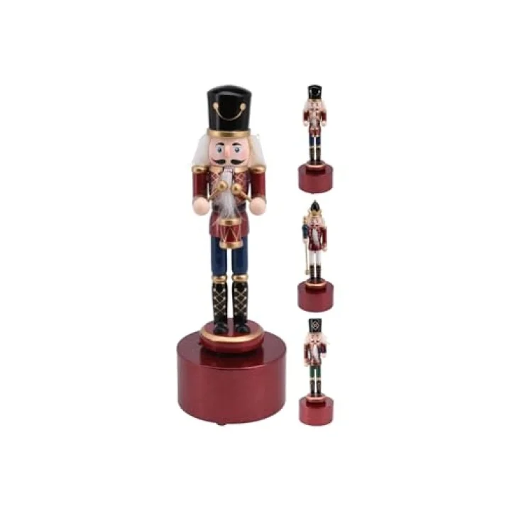 Koopman New Year Nutcracker Müzik Kutusu 22 cm