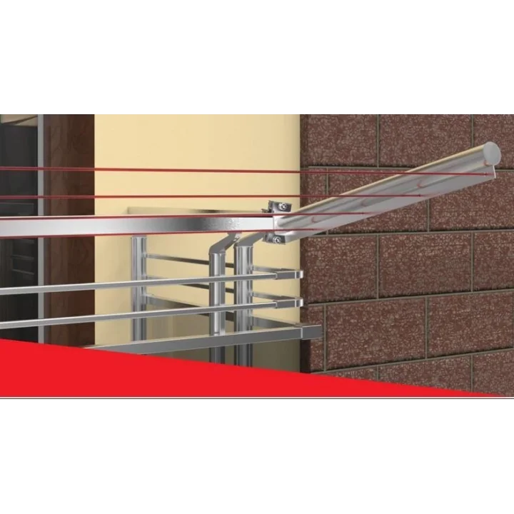 Mey İthalat® Koral Kare Profil İçin Çamaşır Askılığı