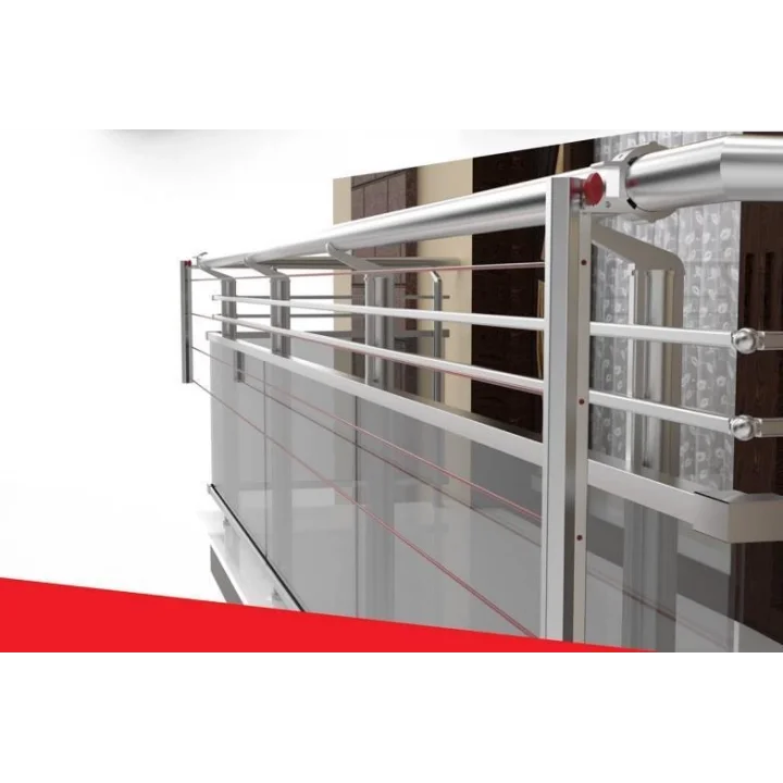 Mey İthalat® Koral Katlanabilir Balkon Çamaşır Kurutma Askılığı