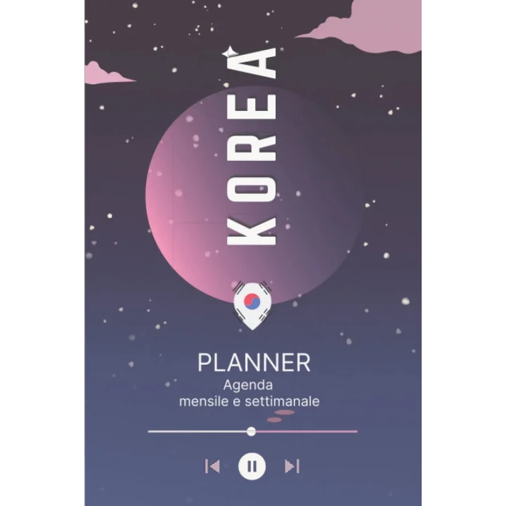 Korea Journal | Agenda Coreana mensile e settimanale pocket, con Kdrama List, Kpop Playlist e Travel Planner: Per tutti i Kdramaaddict, KpopStan e KoreaLovers!