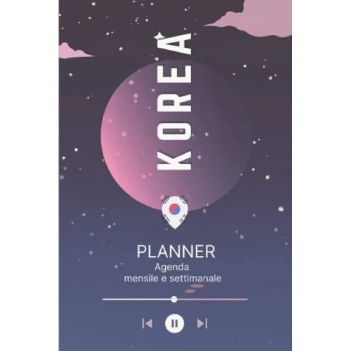 Korea Journal | Agenda Coreana mensile e settimanale pocket, con Kdrama List, Kpop Playlist e Travel Planner: Per tutti i Kdramaaddict, KpopStan e KoreaLovers!