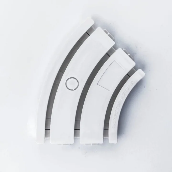 Mey İthalat® Korniş Dönüşü 3 Raylı 45 Derece