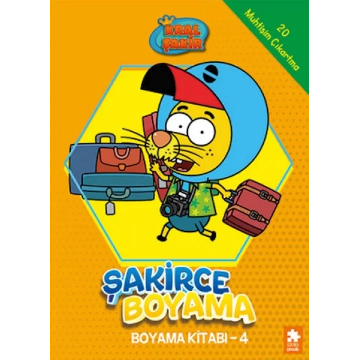 Kral Şakir Şakirce Boyama Kitabı - 4