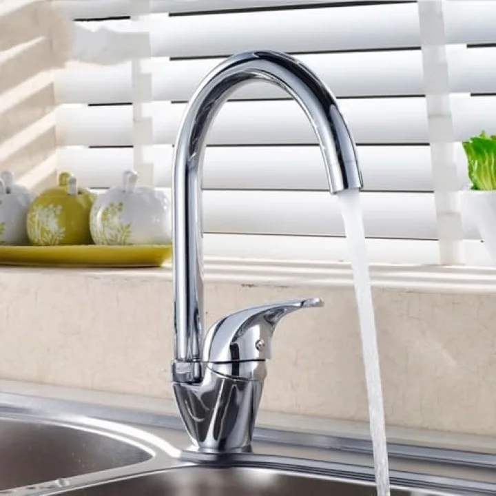 Krom Renkli mutfak Bataryası, Lavabo Bataryası, Banyo Bataryası (Mutfak Eviye Bataryası)