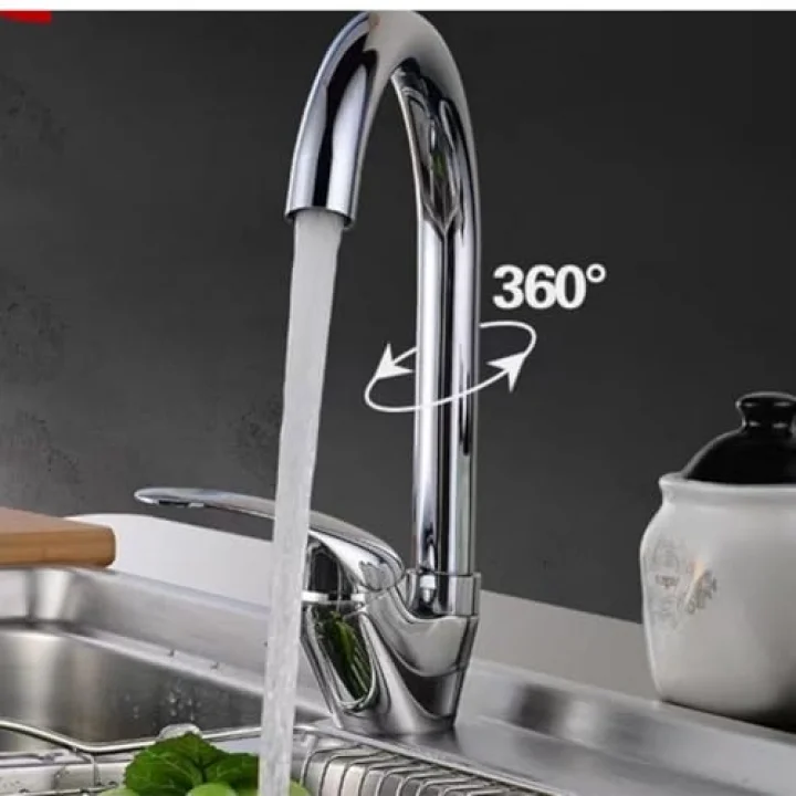 Krom Renkli mutfak Bataryası, Lavabo Bataryası, Banyo Bataryası (Mutfak Eviye Bataryası)