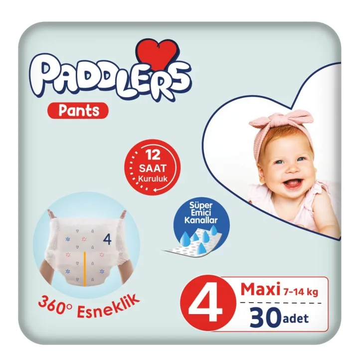 Külot Bebek Bezi 4 Numara Maxi 30 Adet (7-14 Kg) Eko Paket