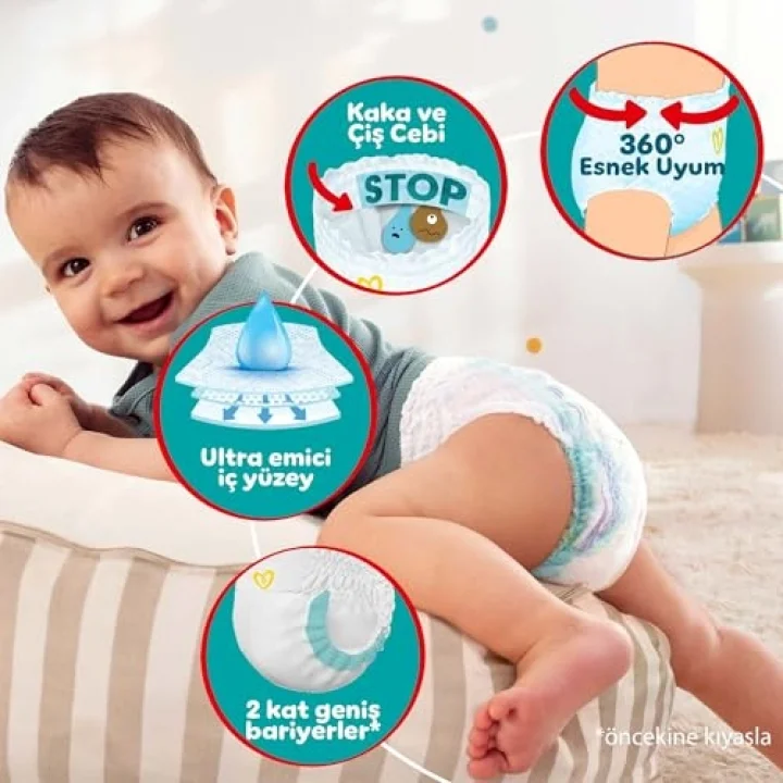 Külot Bebek Bezi 6 Numara 52li 15+ kg Fırsat Paketi