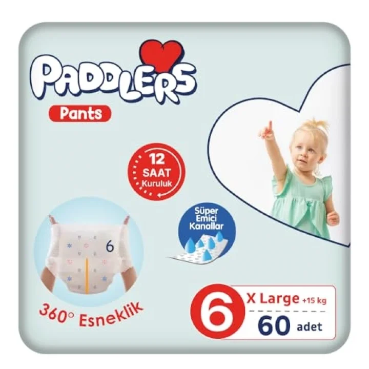 Külot Bebek Bezi 6 Numara X-Large 60 Adet (15+Kg) Ekstra Fırsat Paketi