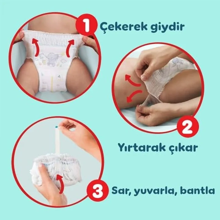 Külot Bebek Bezi Premium Care 5 Numara 34lü 11-17 kg
