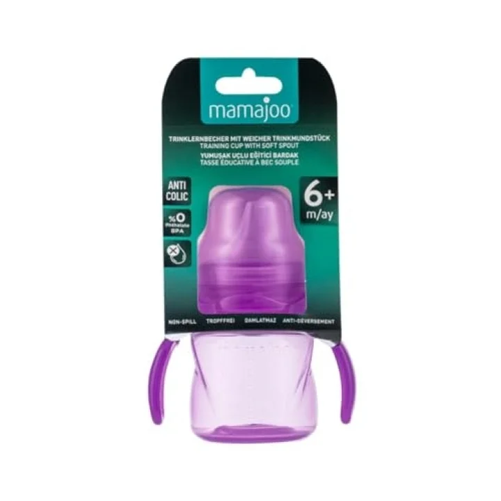 Kulplu Eğitici Bardak 160 ml / Mor