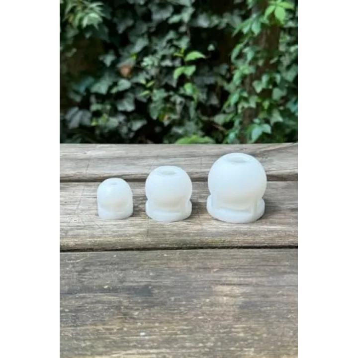 Küre Üçlü Silikon Mum Kalıp Seti