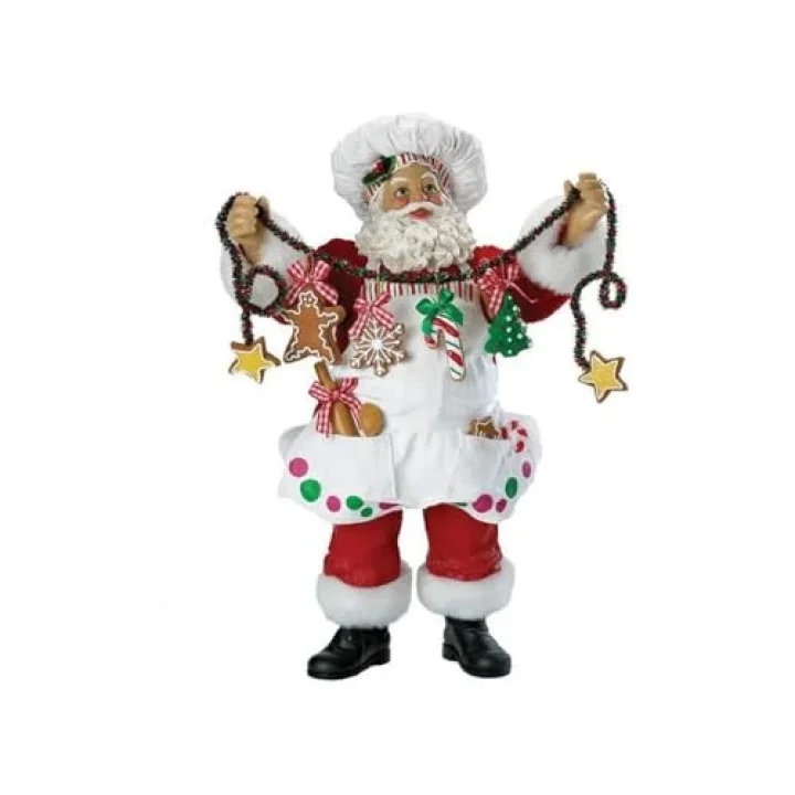 Kurt Adler Fabriche Noel Şefi Noel Baba Heykelcik, 30,5 cm