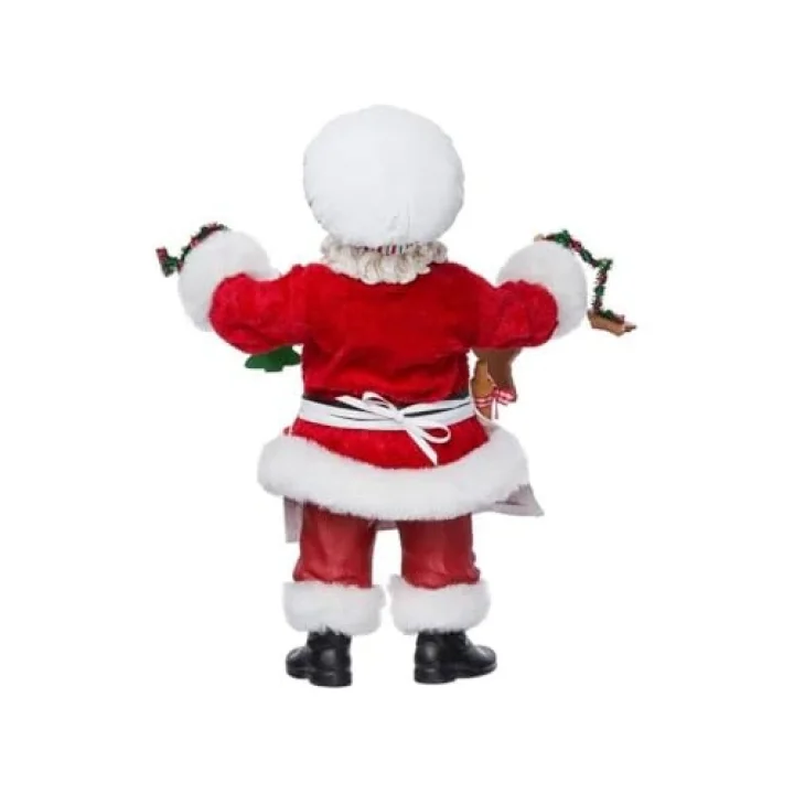 Kurt Adler Fabriche Noel Şefi Noel Baba Heykelcik, 30,5 cm