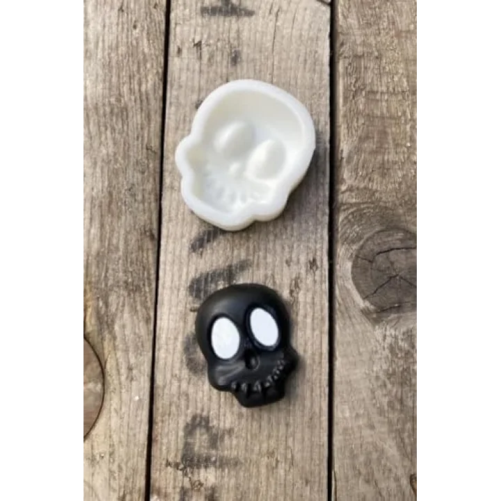 Kuru Kafa Tekli Mum Kalıbı (Silikon)