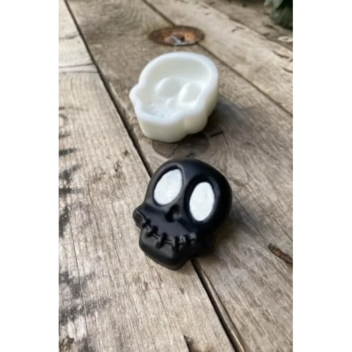 Kuru Kafa Tekli Mum Kalıbı (Silikon)
