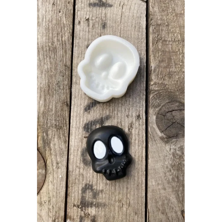Kuru Kafa Tekli Mum Kalıbı (Silikon)