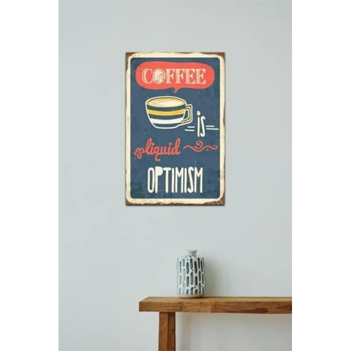 Kuşe Kağıt Duvar Posteri Retro Vintage Drtr0031