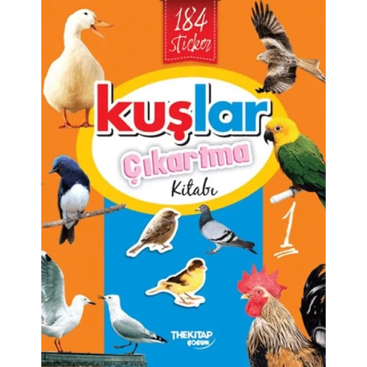 Kuşlar Çıkartma Kitabı - 1
